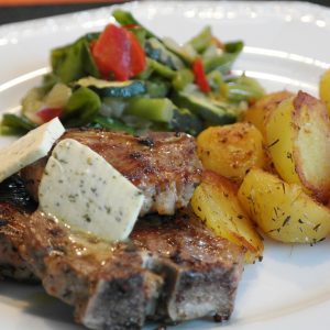 BBQ lamb chops